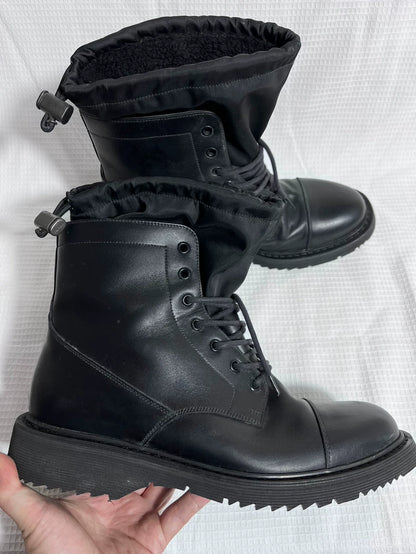 Prada Black High-Top Boots Size 41.5