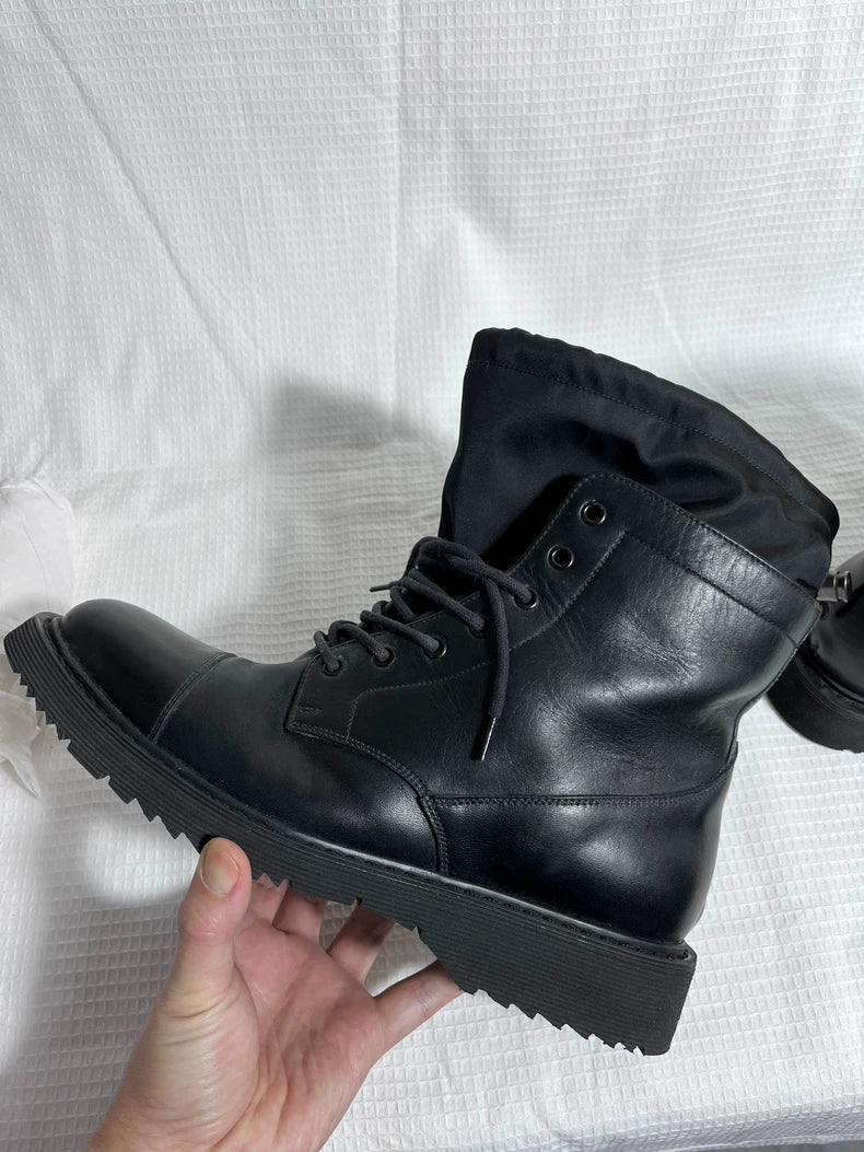 Prada Black High-Top Boots Size 41.5