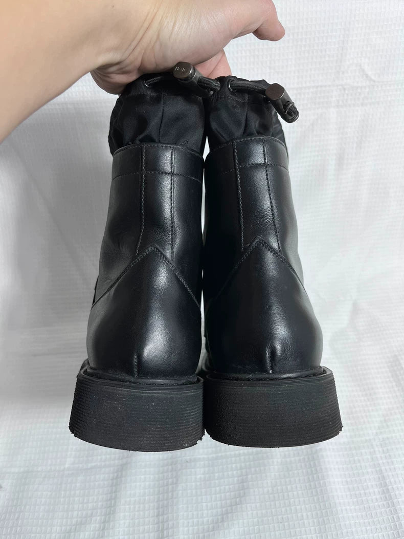 Prada Black High-Top Boots Size 41.5