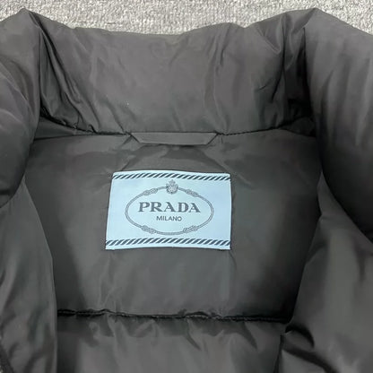 Prada Nylon Removable Sleeve Down Jacket