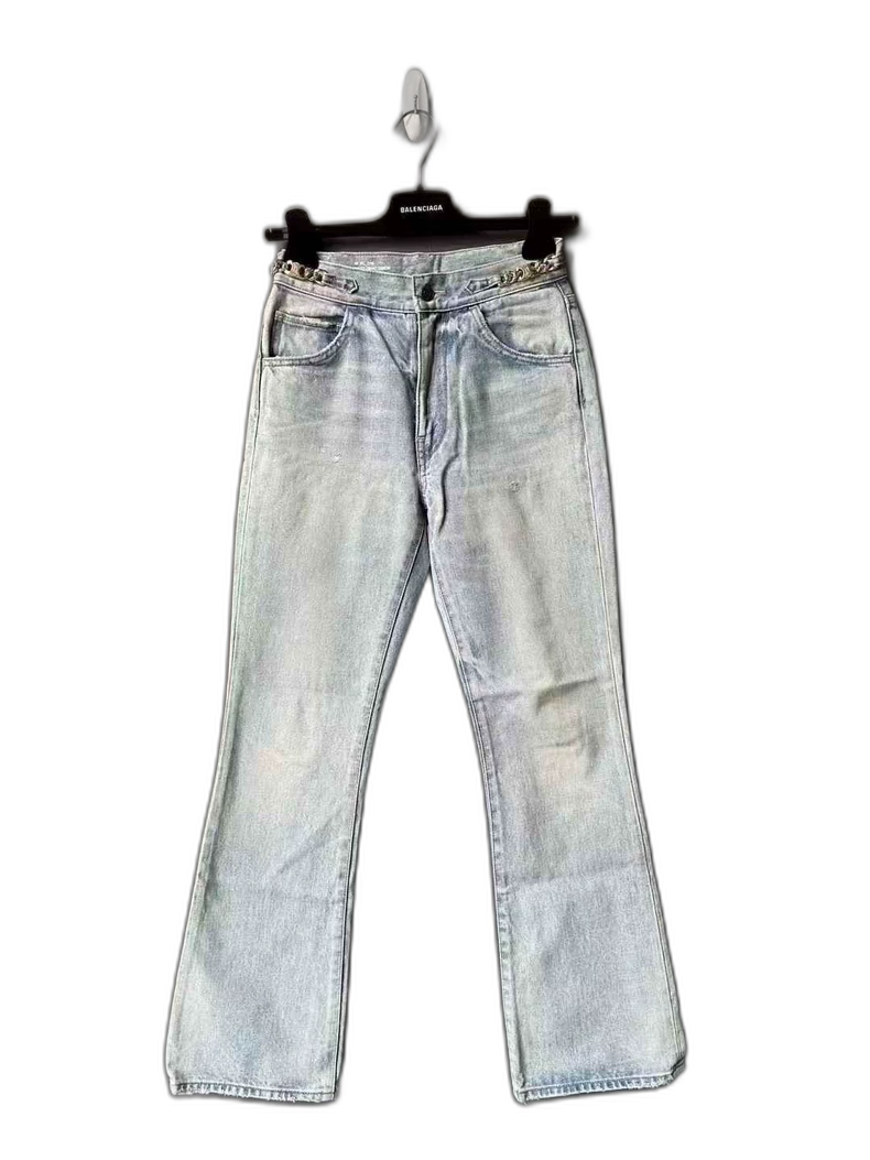 Celine Denim Pants with Vintage Finish