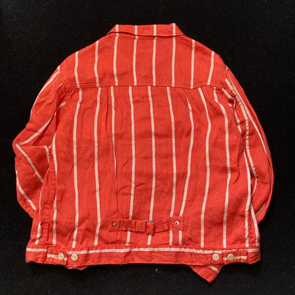 Kapital Striped Linen Jacket Coat