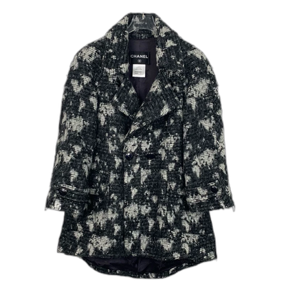 Colored Ink Splash Knit Coat by Chanel