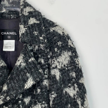 Colored Ink Splash Knit Coat by Chanel