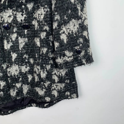 Colored Ink Splash Knit Coat by Chanel