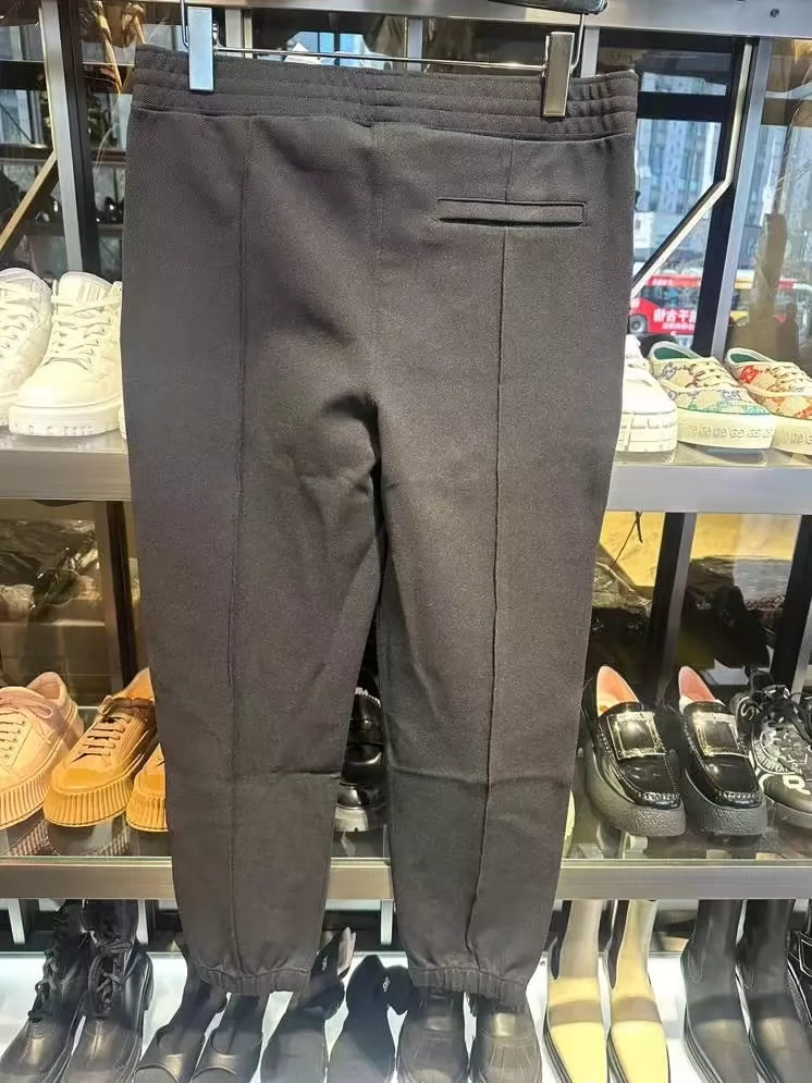 GIVENCHY solid color belted sweatpants-zp