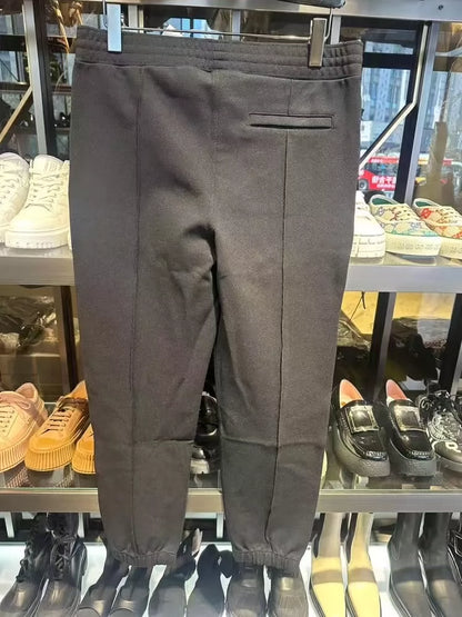 GIVENCHY solid color belted sweatpants-zp