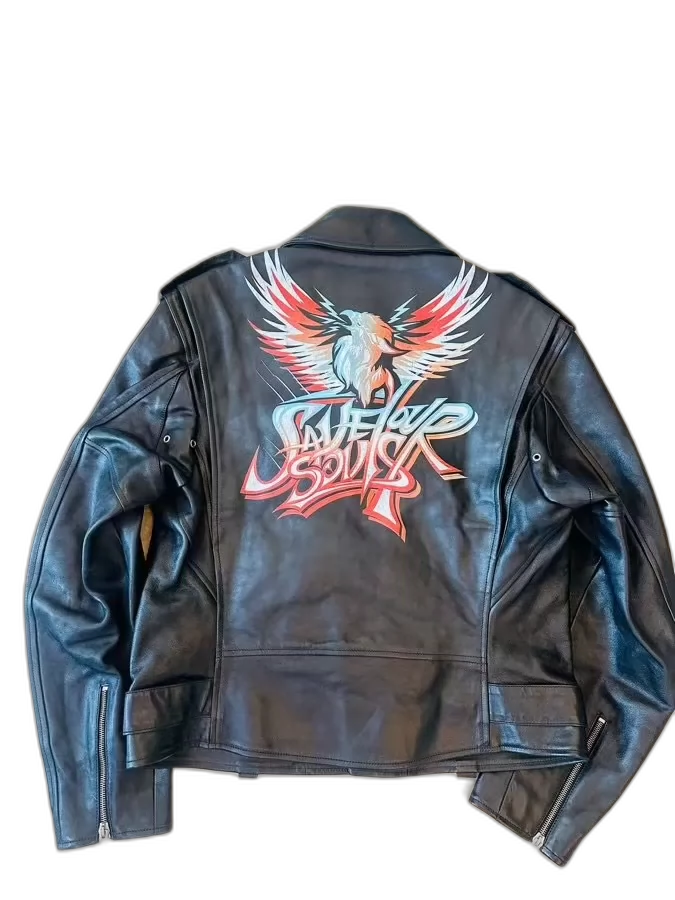 Givenchy cowhide motorcycle leather jacket-zp