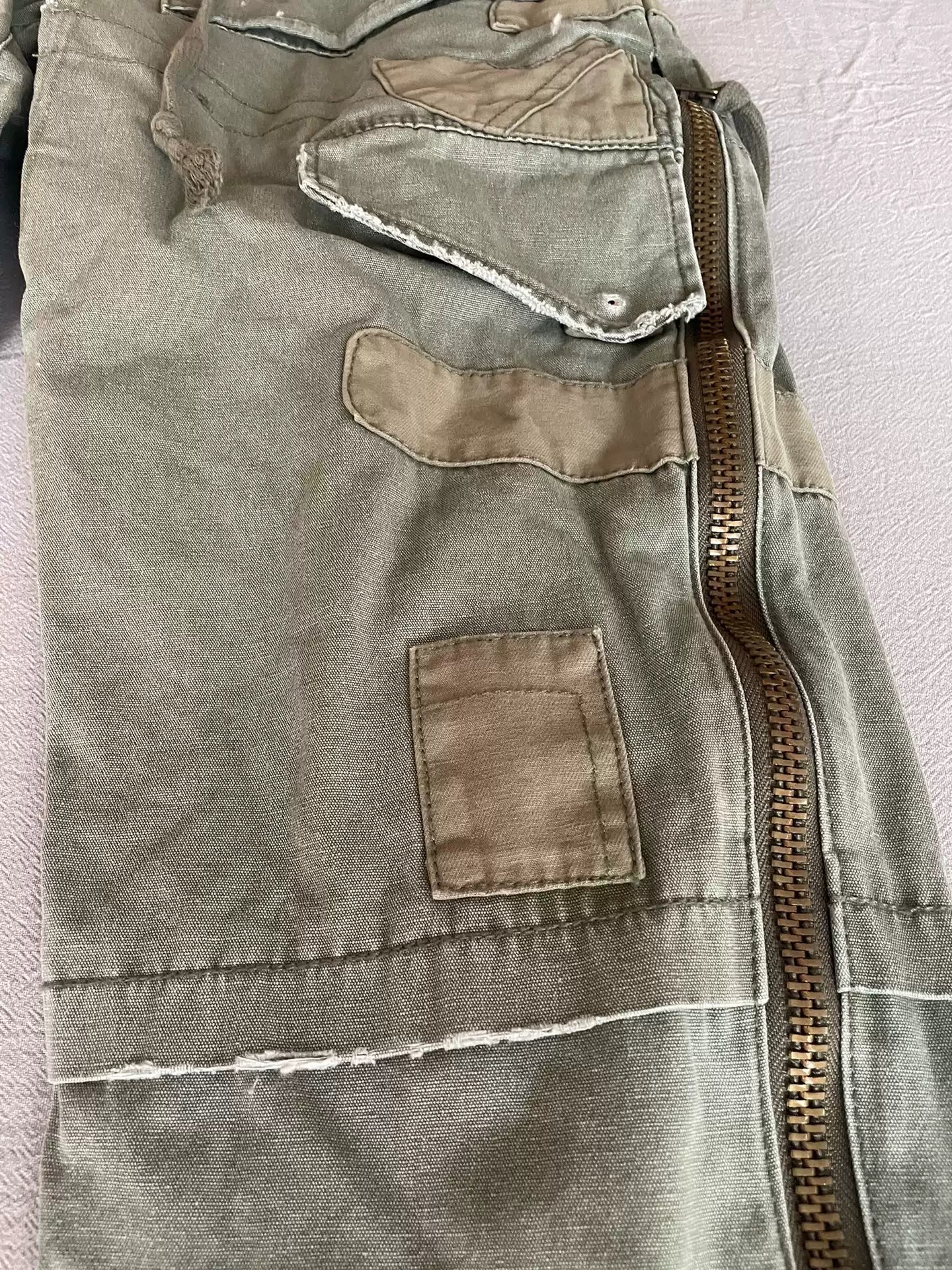 GREG LAUREN X KITH co-limited hand-made fake two pieces Vintage Ancient Remake.