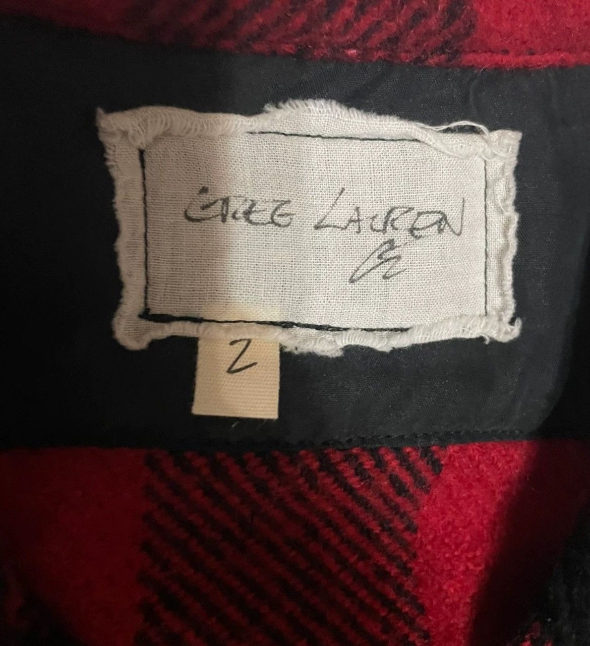 Greg Lauren red and white checkered jacket - DMC