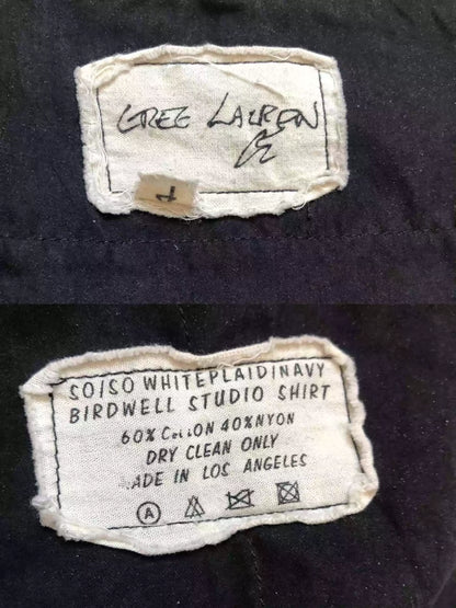 Greg Lauren stitching overalls