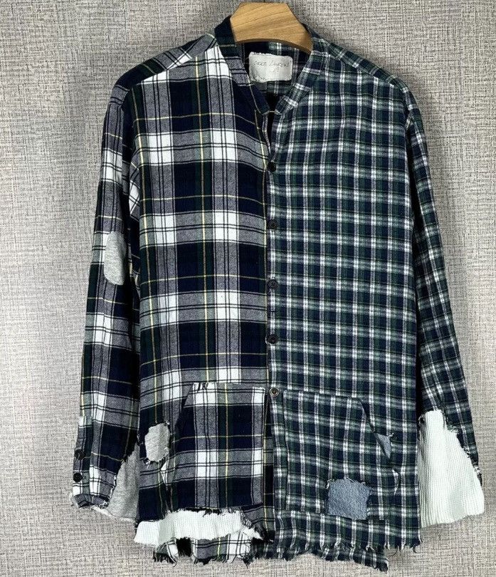 GREG LAUREN checkered used men's shirt - DMC