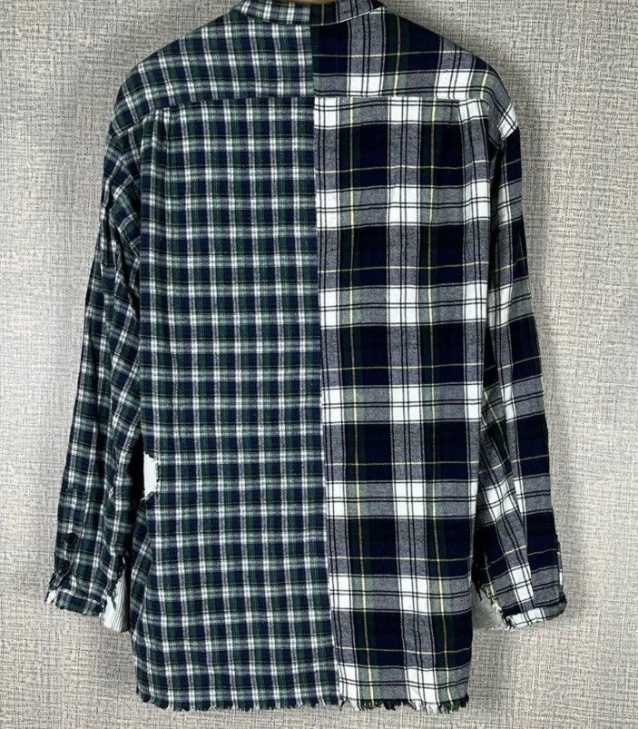 GREG LAUREN checkered used men's shirt - DMC