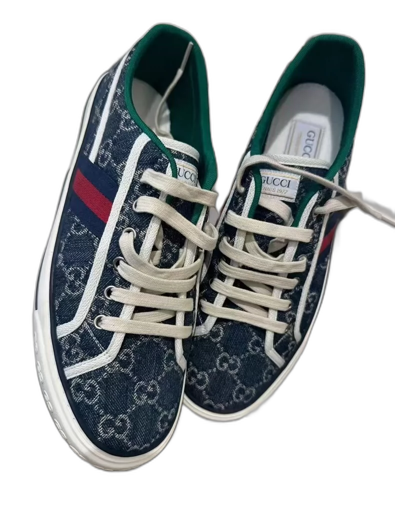 GUCCI logo-laced men's shoes-zp