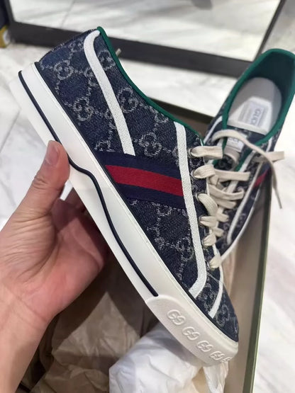 GUCCI logo-laced men's shoes-zp