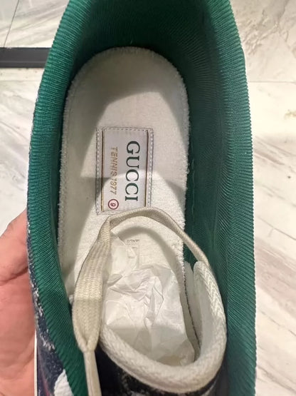 GUCCI logo-laced men's shoes-zp