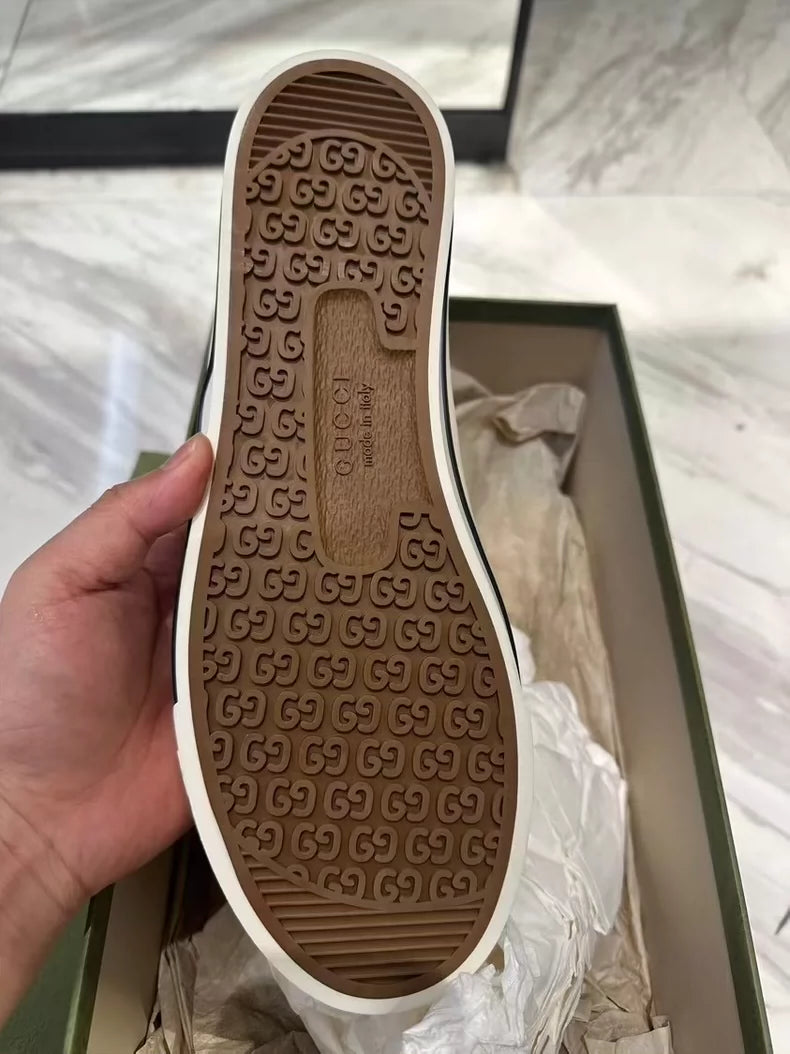 GUCCI logo-laced men's shoes-zp