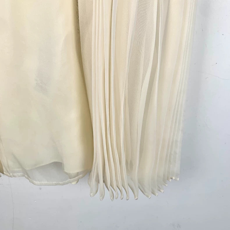 Gucci Beige Silk Long Sleeve Shirt