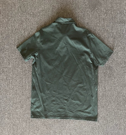 Prada Green Short Sleeve Polo Shirt-yf