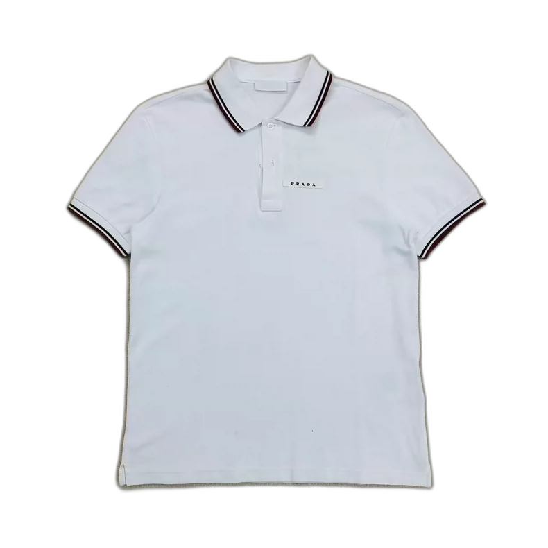 Prada Short Sleeve Polo Shirt in Good Condition