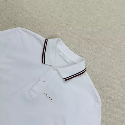 Prada Short Sleeve Polo Shirt in Good Condition