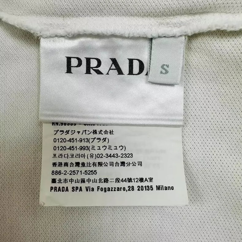 Prada Short Sleeve Polo Shirt in Good Condition