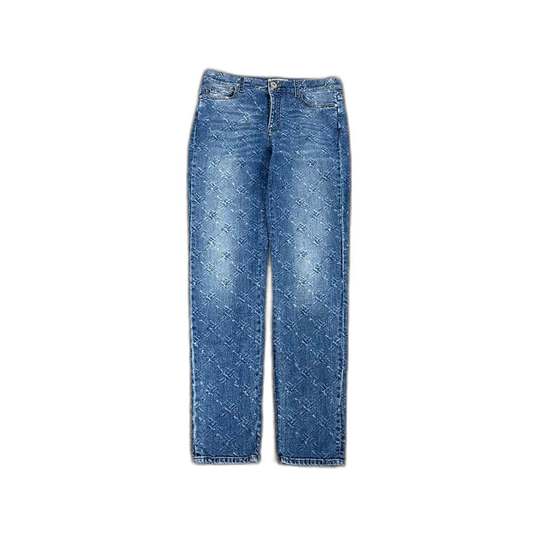 Chanel Full Print Denim Pants