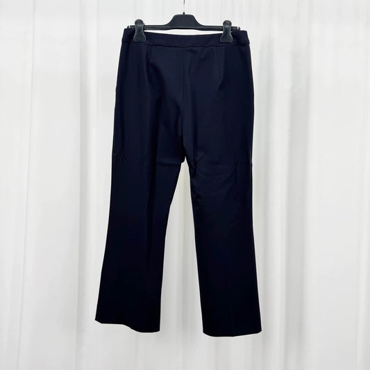 Maxmara Wool Casual Blue Trousers-yf
