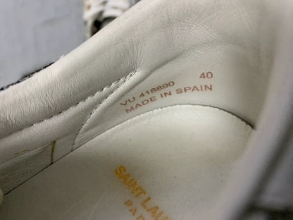 Saint Laurent Low Top Canvas Sneakers