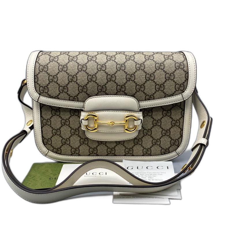 Gucci 1955 Vintage Floral Saddle Bag