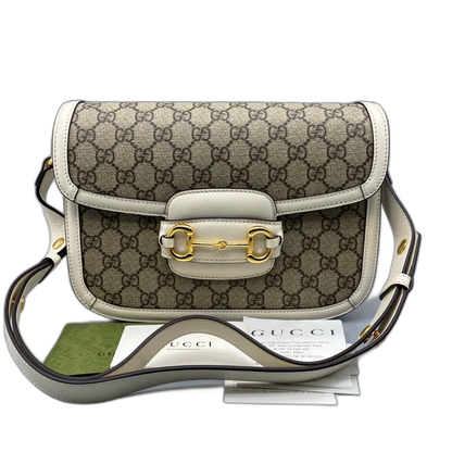 Gucci 1955 Vintage Floral Saddle Bag
