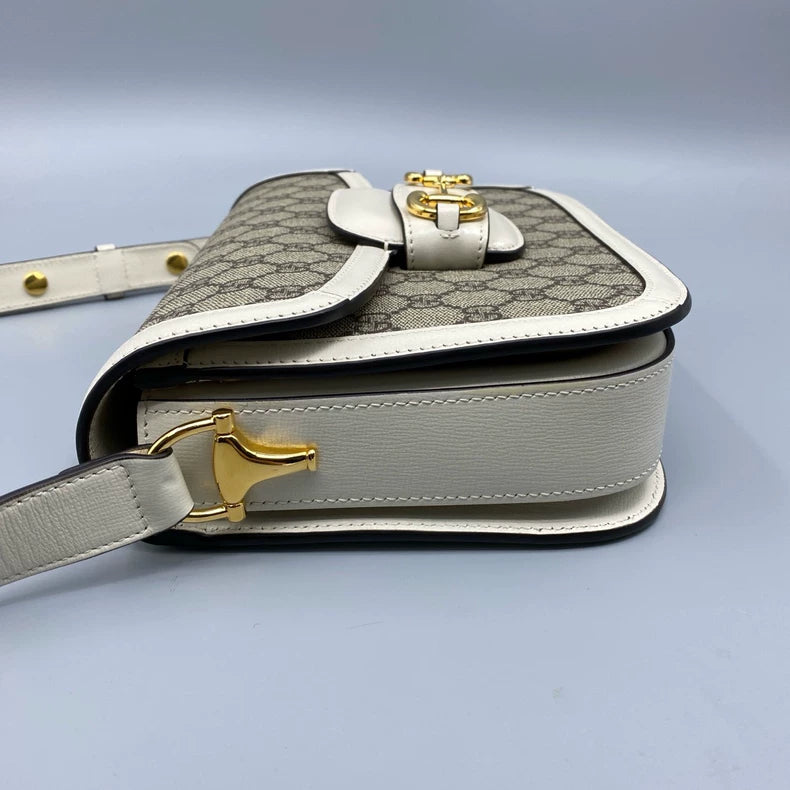 Gucci 1955 Vintage Floral Saddle Bag