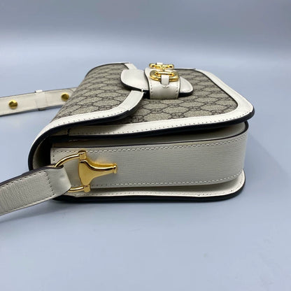 Gucci 1955 Vintage Floral Saddle Bag