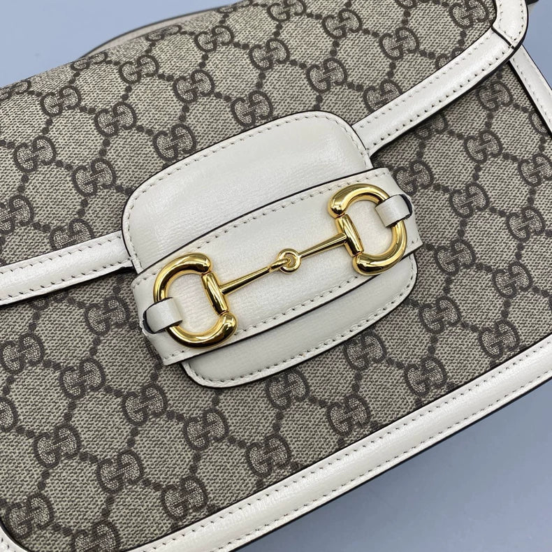 Gucci 1955 Vintage Floral Saddle Bag