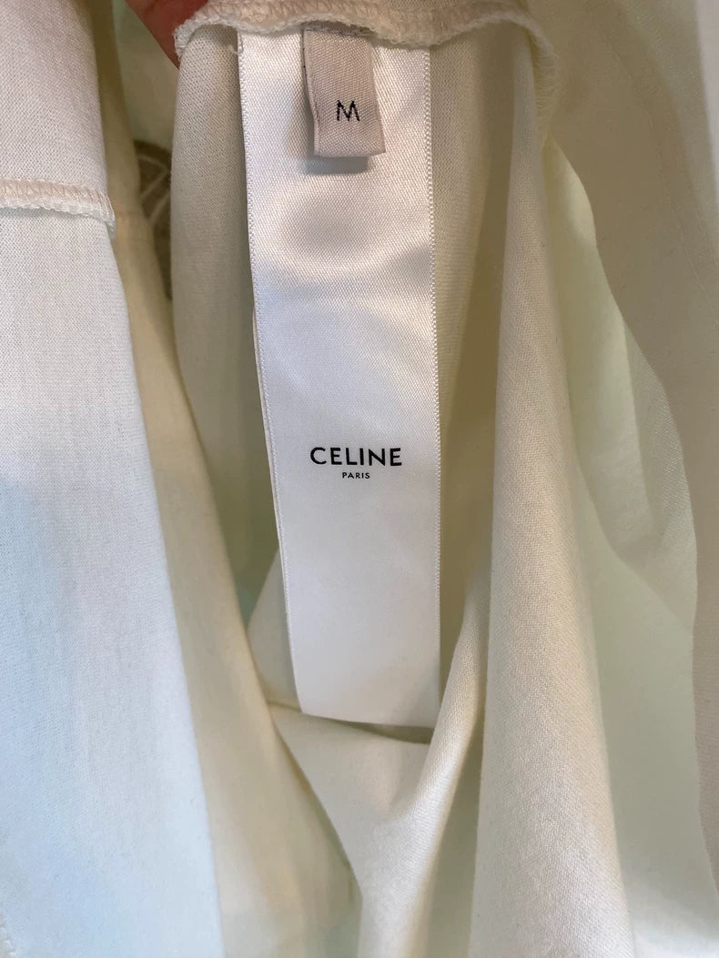 Celine Paris Arc de Triomphe Logo Short-sleeve T-shirt-yf