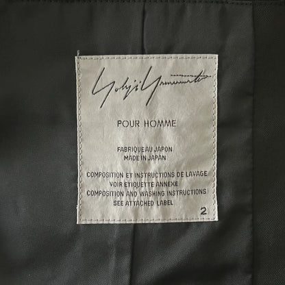 Yohji Yamamoto Asymmetric Wool Blazer