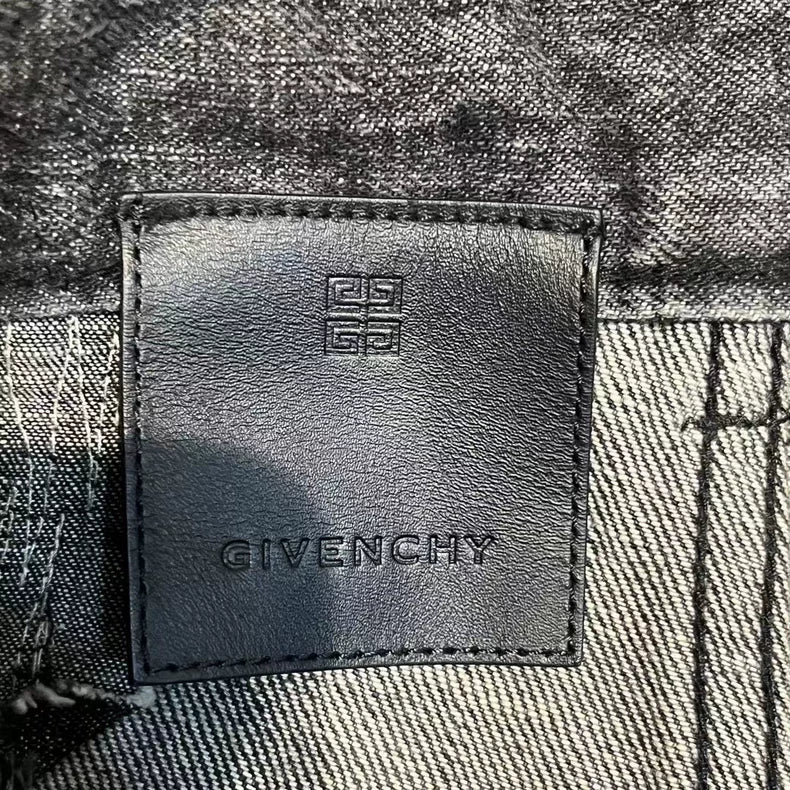 Givenchy Black Casual Distressed Denim Pants
