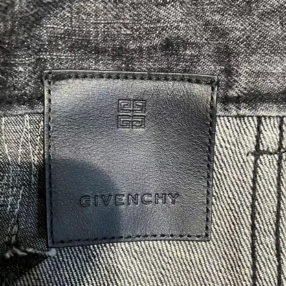 Givenchy Black Casual Distressed Denim Pants