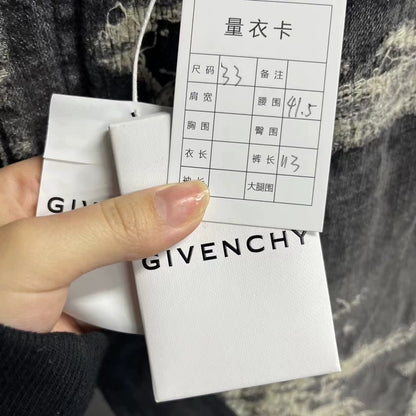 Givenchy Black Casual Distressed Denim Pants