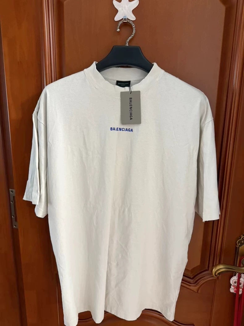 Balenciaga 2025 Embroidered Logo T-Shirt-yf