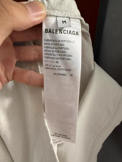 Balenciaga 2025 Embroidered Logo T-Shirt-yf