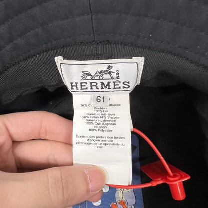 Hermes Bucket Hat with H Logo