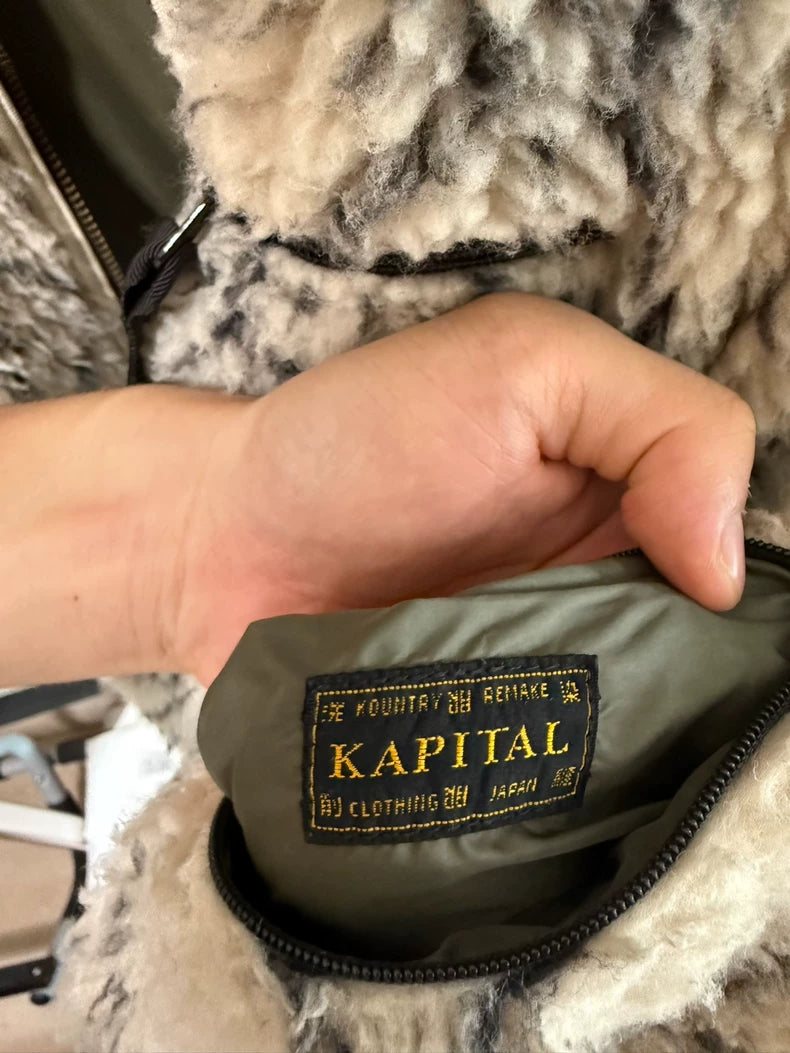 Kapital A/W20 Floral Diamond Fleece