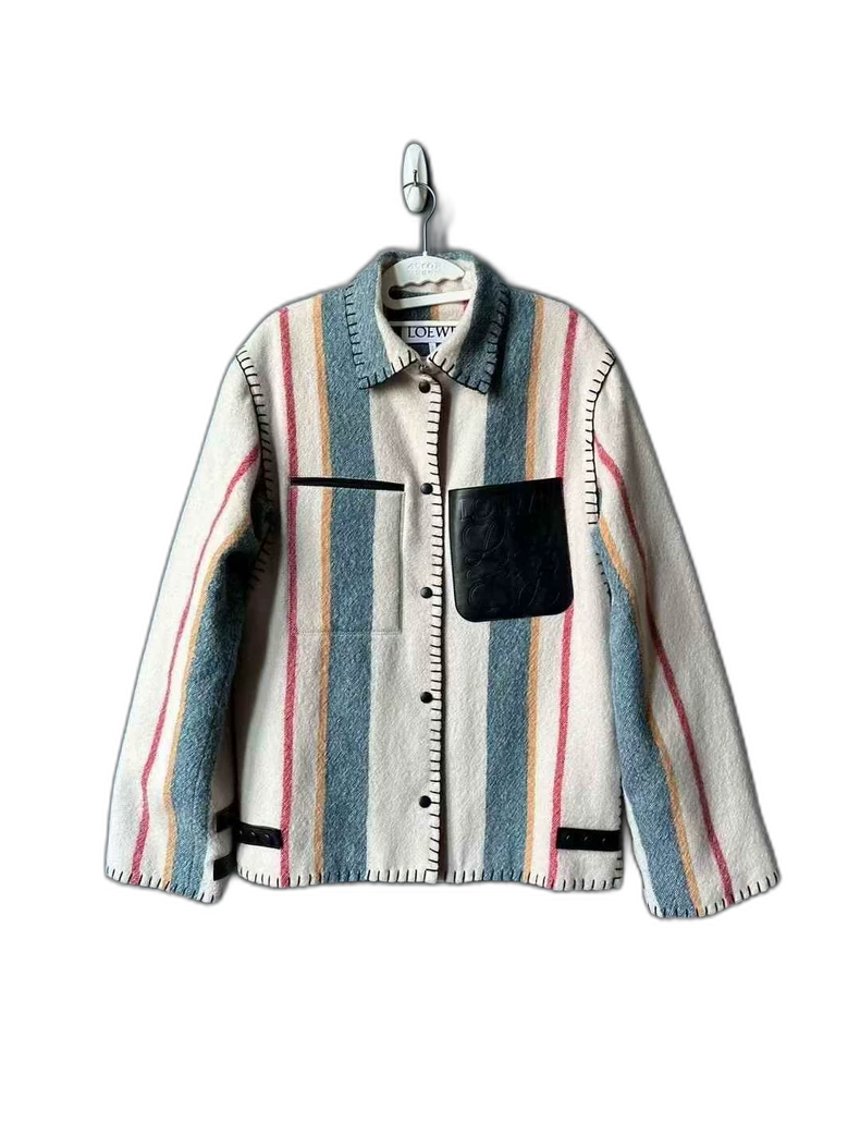 Loewe Striped Wool Jacket