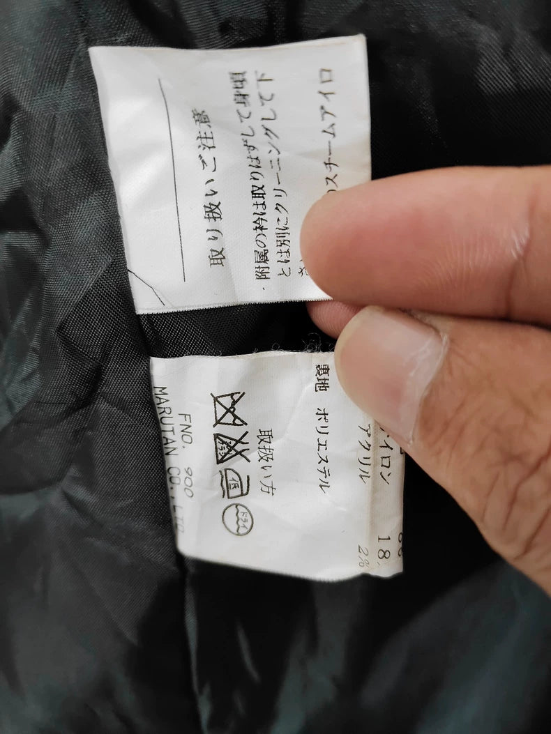 Vintage Prada Grey Hooded Wool Coat