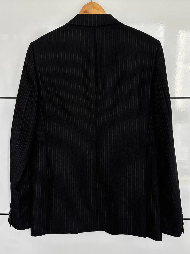 CDG Homme Deux Wool Suit Jacket Black M