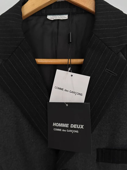 CDG Homme Deux Wool Suit Jacket Black M