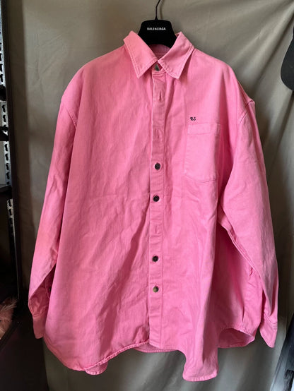 Pink Oversized Shirt by Raf Simons