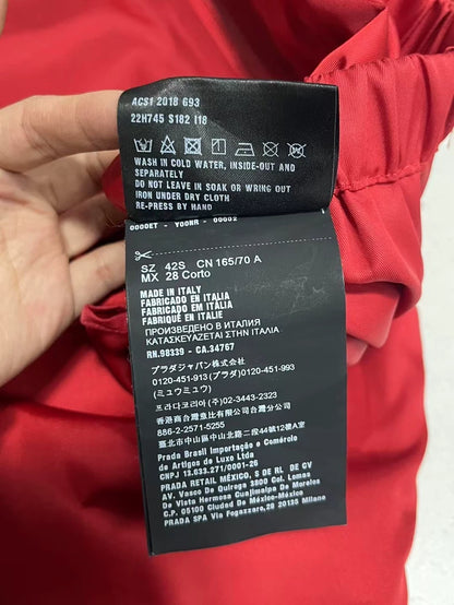 Prada Nylon Casual Pants