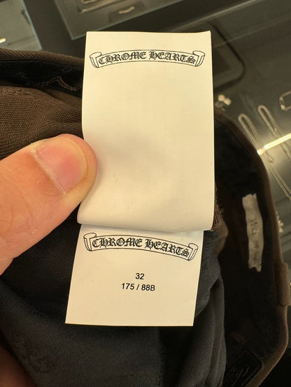 Chrome Hearts Black Orange Double Knee Cargo Pants TS Same Style-yf